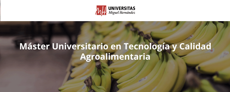 ¿Por qué estudiar el Máster Universitario en Tecnología y Calidad Agroalimentaria?