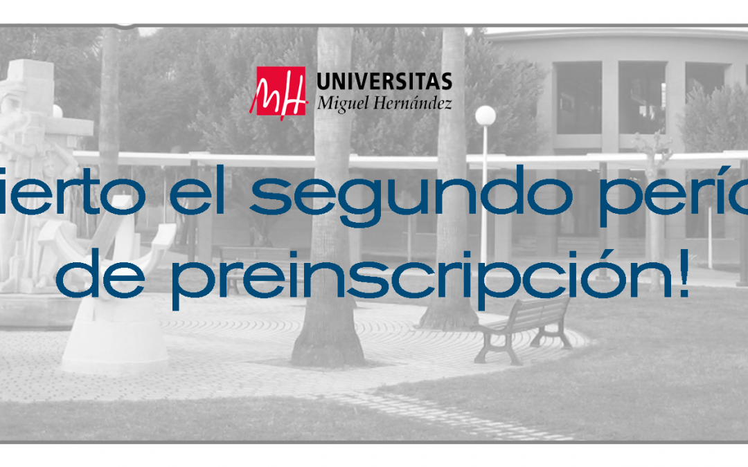 Abierto 2º período de preinscripción en másteres universitarios